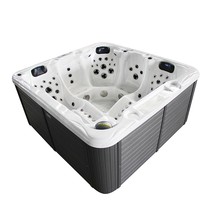 Custom Outdoor Freestanding Spas Whirlpool 5 People Hot Tub Manufacturer 001