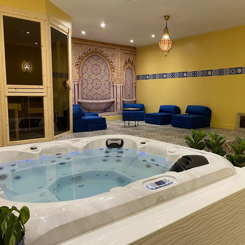 Factory Direct Sales Outdoor Spa Garden 8 Man Hydromassage Hot Tub 001