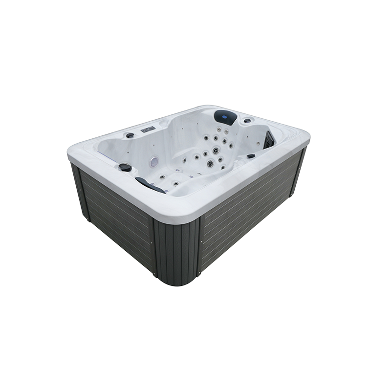 Factory Wholesale Custom Outdoor 2 Person Corner Hot Tub 06
