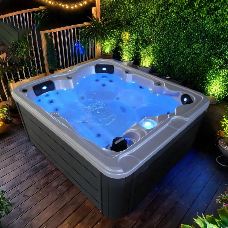 Wholesale Villa Hotel 2.15m Rectangular 4 6 Man Soaking Hot Tubs 002